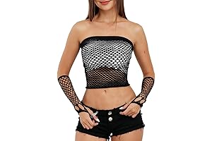 Best Fishnet Tube Tops for Women by LEMON GIRL