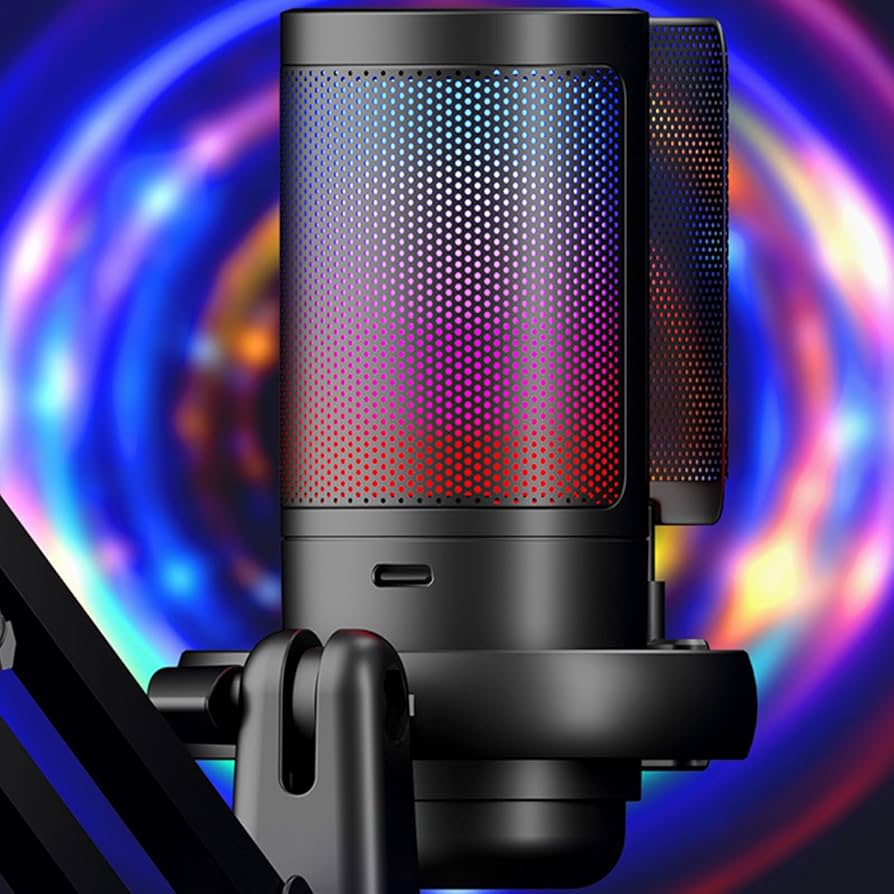 Amazon.co.jp: USBコンデンサーマイクゲームマイク192kHz/24ビット調整