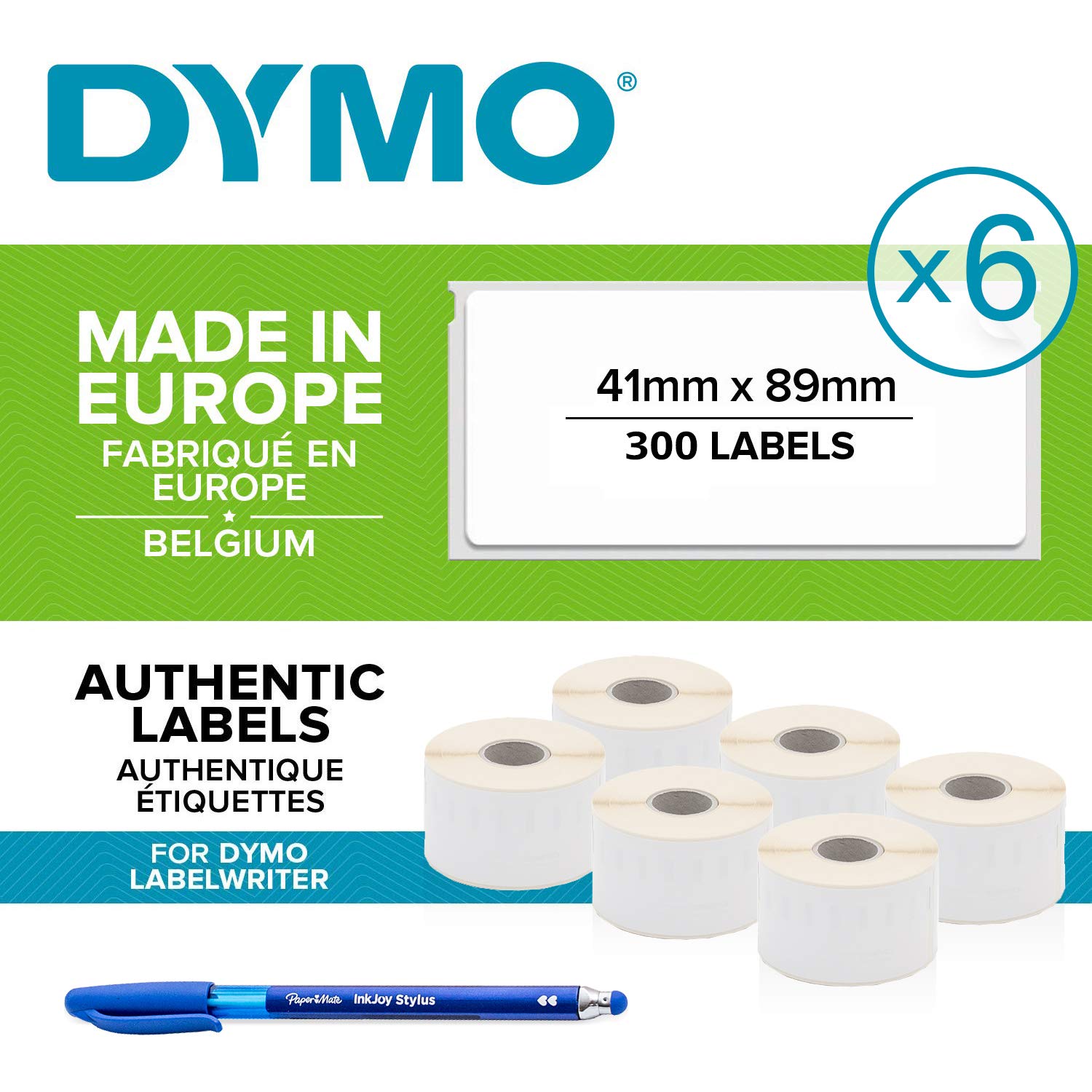 Vhbw - 10x Rotolo Etichette Adesive Per Dymo Labelwriter Lw450 Duo Lw450 Twin Turbo Come Dymo 99014 4251215357205 - Foto 3