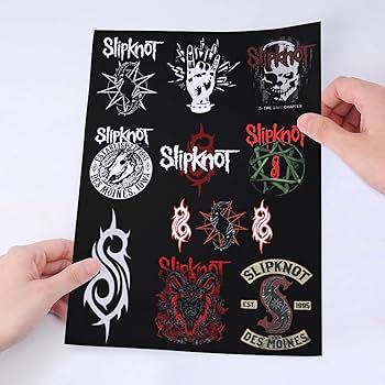 Amazon.co.jp: 防水ステッカーセット 2/4/6枚 スリップノット スリップ