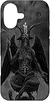 Vista 32 de Funda Satanic Goat Baphomet Occult Pagan Black Magic Goth Lucifer para iPhone 16