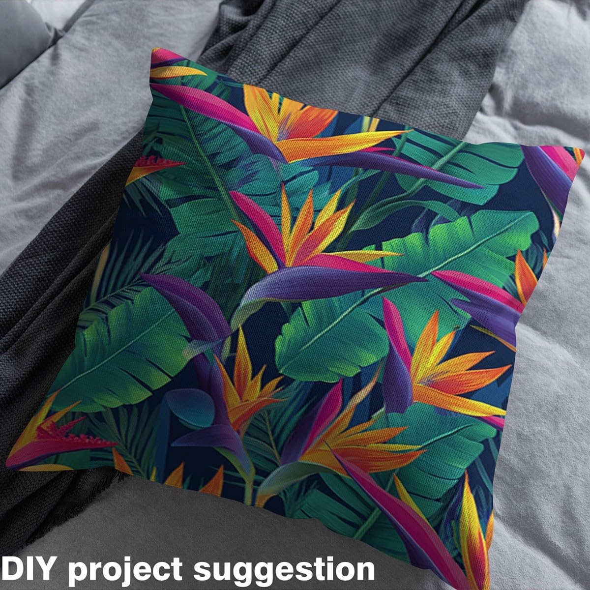 Tropical Leaf Upholstery Fabric by The Yard, Exotic Floral Banana Leaves Reupholstery Fabric for Chairs, Palm Leaf Jungle Flowers Decorative Fabric for Outdoor and Home DIY Projects, 3 Yards, Green