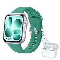 HUAWEI WATCH FIT 5 Verde+FreeBuds SE 4 Bianco, Schermo AMOLED HD da 1,82"