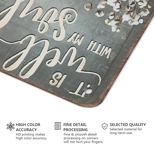 Miniatura 20 de Letreros creativos de lata con definición de agente inmobiliario, divertido letrero de metal retro para decoración de pared para el hogar, jardín