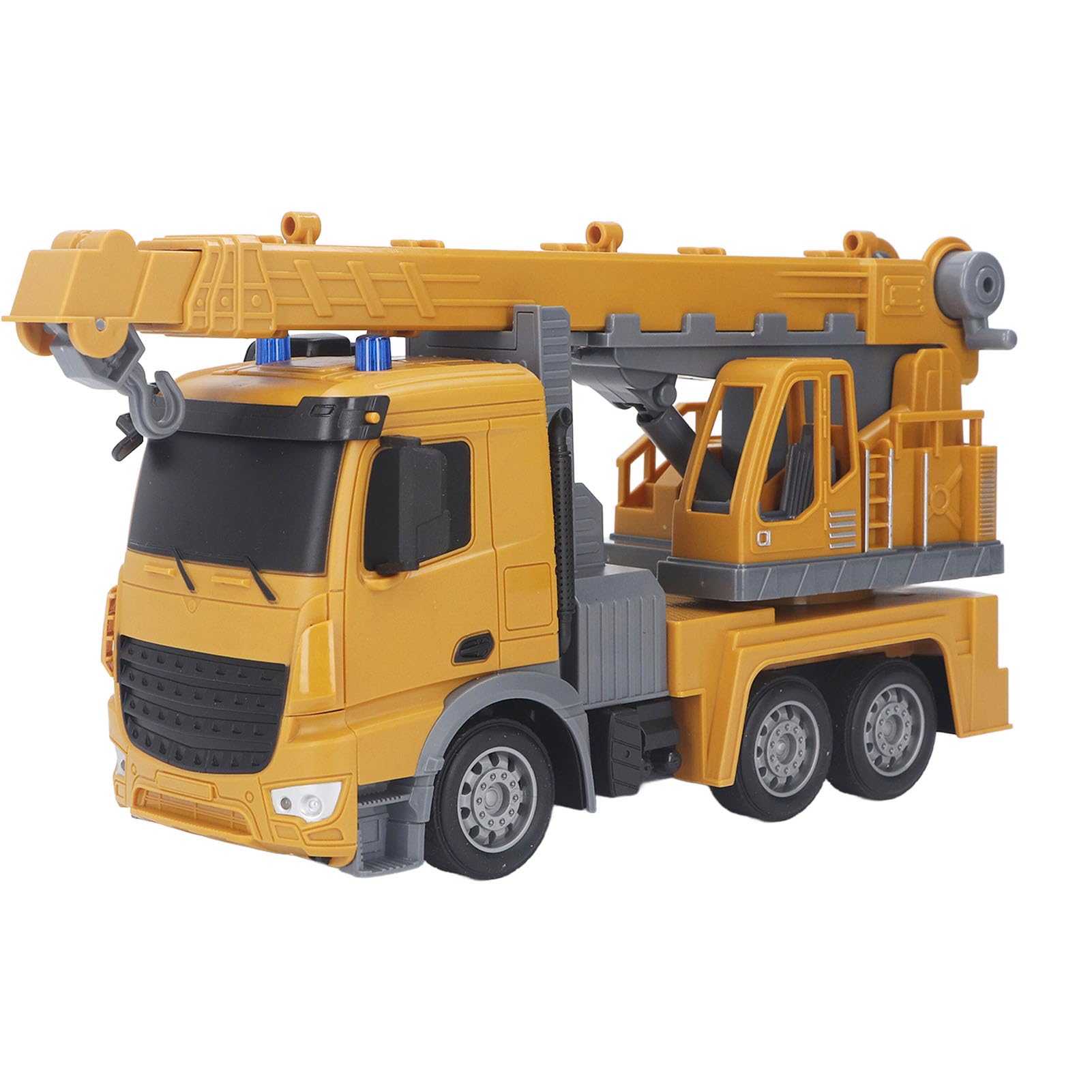 Srliya Remote Control Tower Crane Truck Toy Interactive Educational RC Engineering Lift Model Truck for Kids for Home