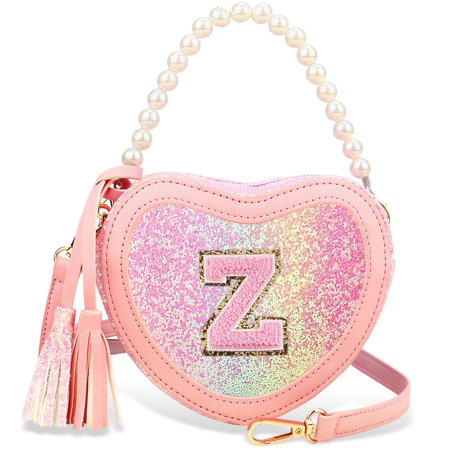 Luchike Little Girls Purse for Birthday Gifts - Heart Purse for Toddler & Kids Crossbody Purse