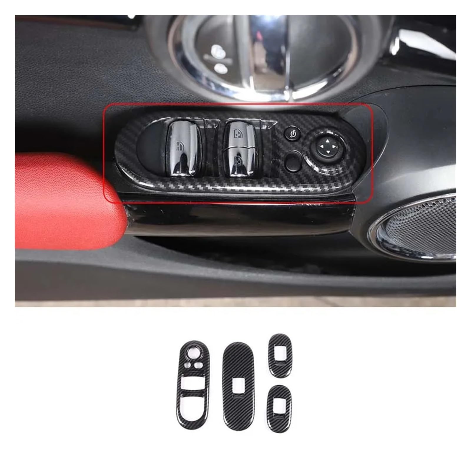Produktbild von Für Mini Cooper F54 F55 F56 JCW F57 Carbon Fiber Türgriff