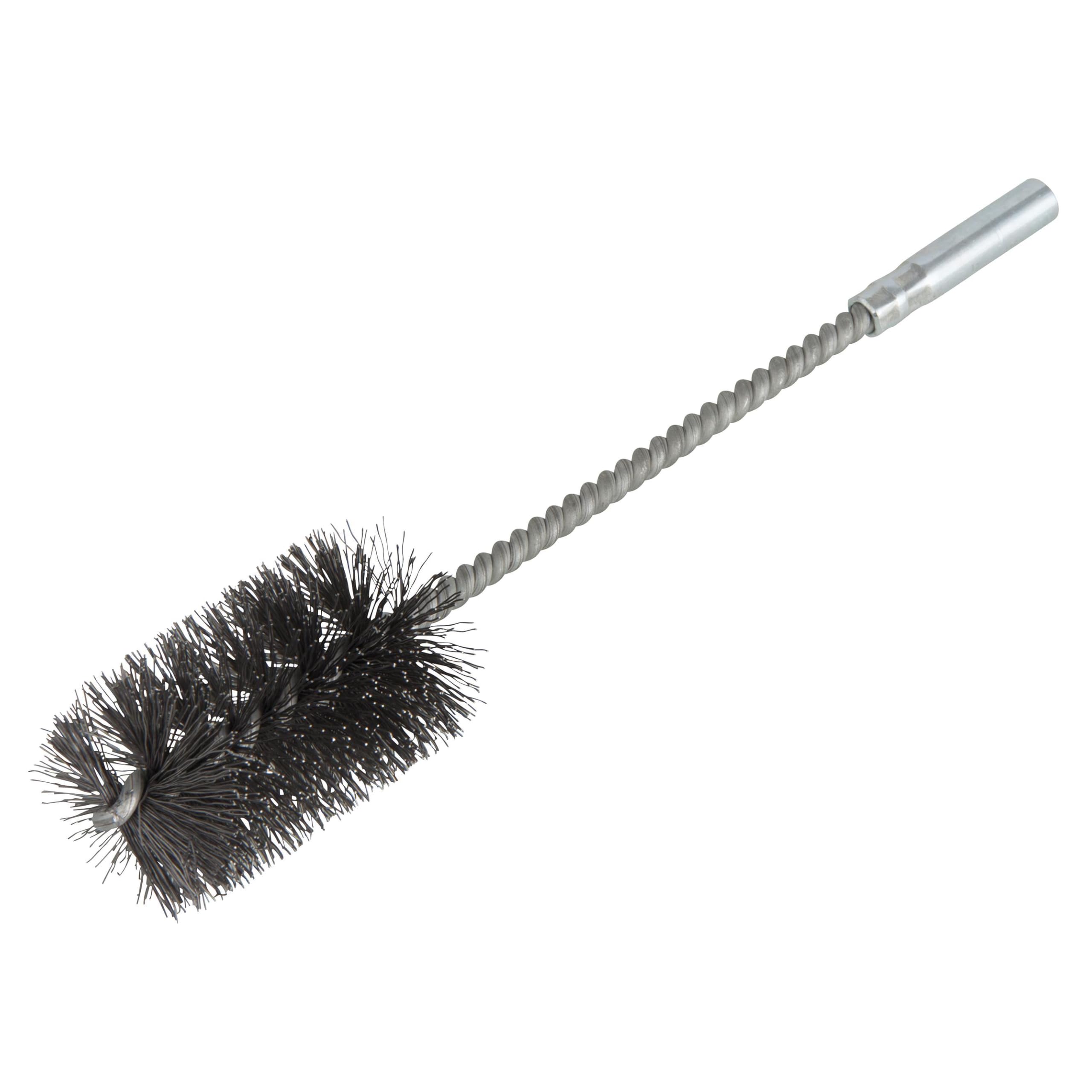 wolfcraft Cepillo cilíndrico de alambre de acero I 2128000 I Para eliminar el óxido y limpiar - Ø 38 mm