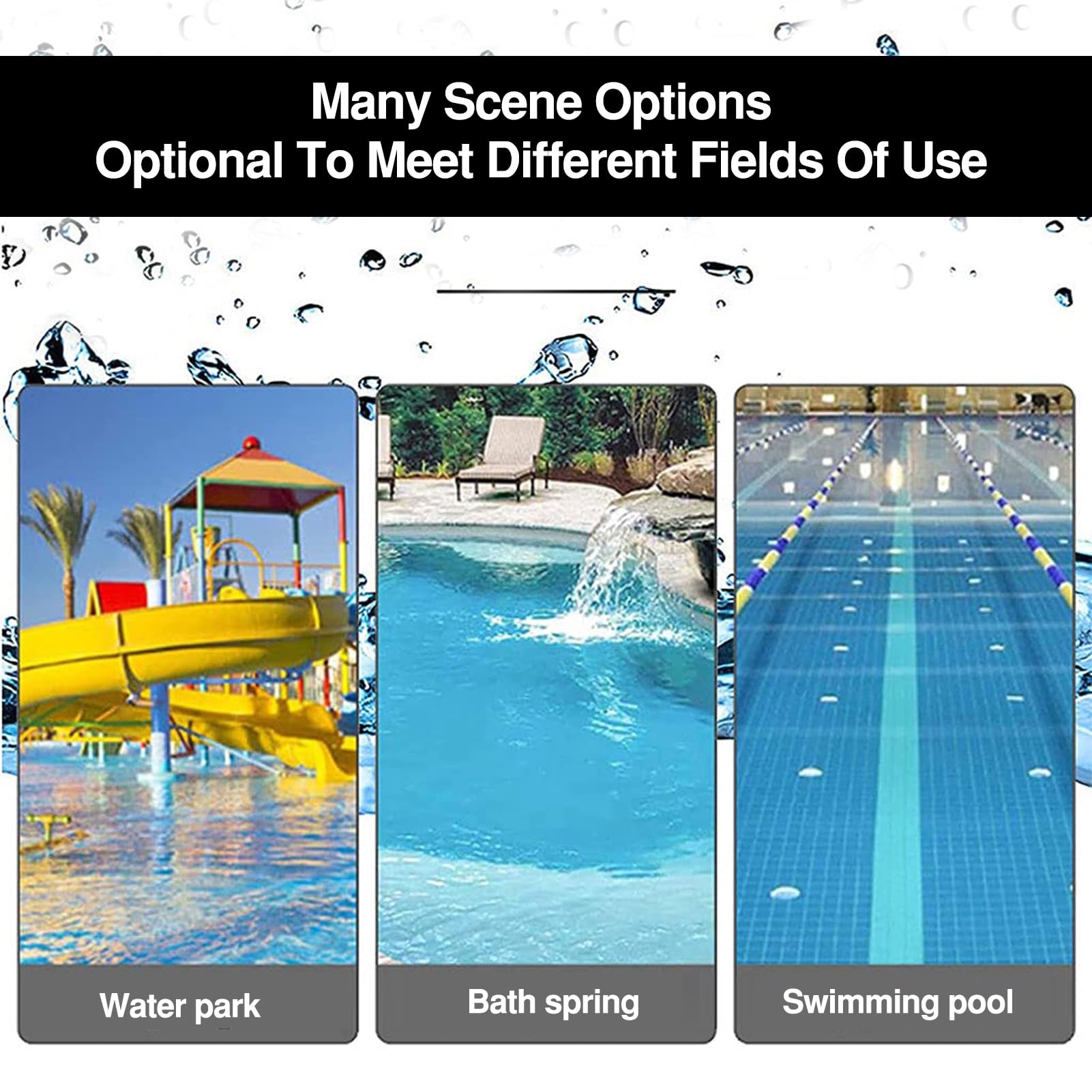 Escalera para Piscina, Escalera para Piscina de 2/3 Niveles de Alta Resistencia con pasamanos, Adecuada para Piscinas enterradas (3 Niveles).
