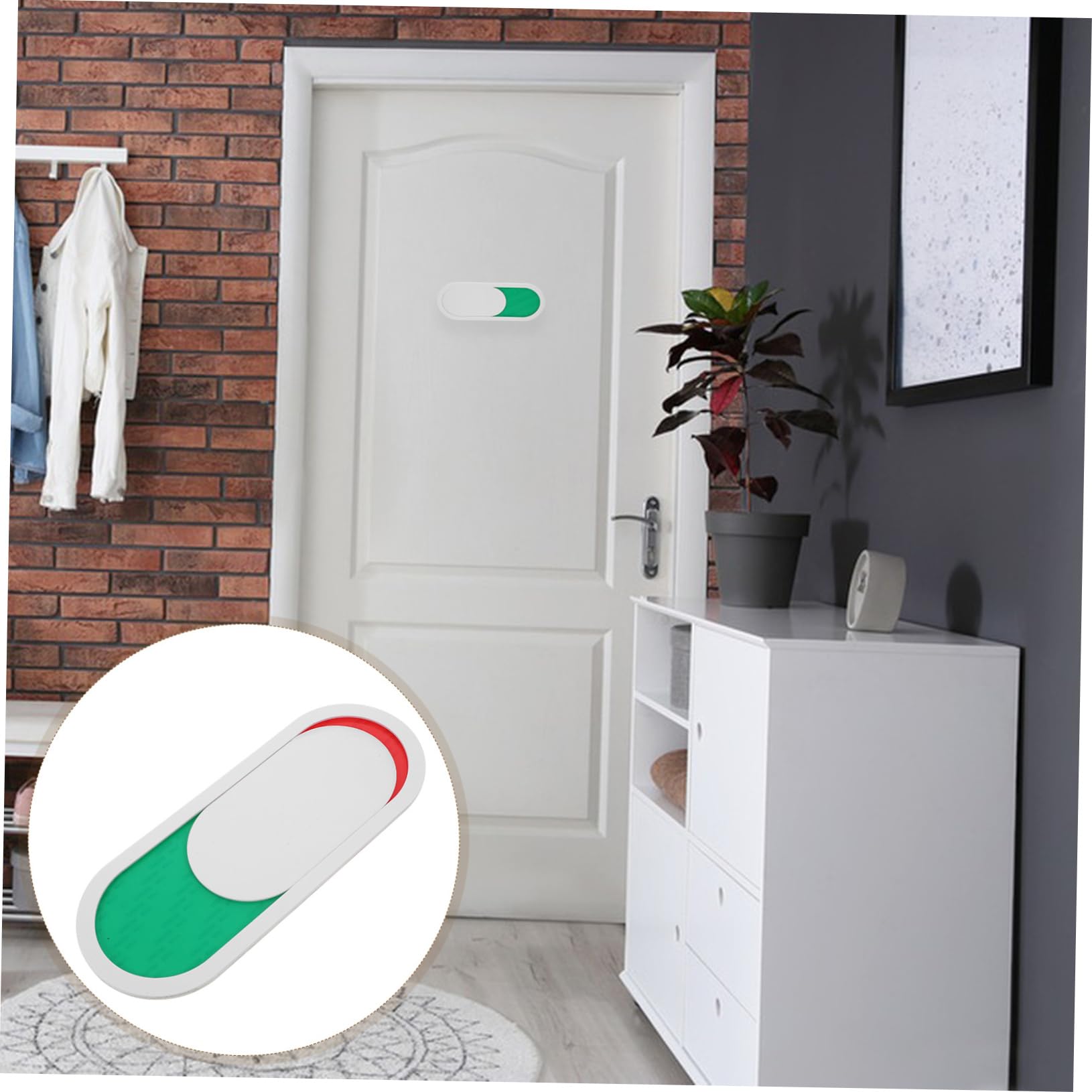 SHINEOFI 10 Piezas Placa De Identificación Señal De Privacidad Vacante Indicador Ocupado Sala De Conferencias Ocupado Signo Deslizante Perchas De Ropa Ocupado Luz Baño Ocupado Signo