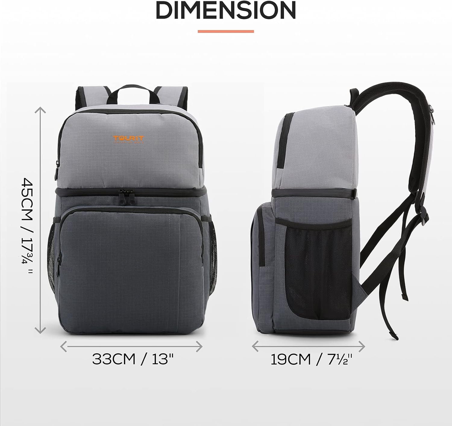 tourit insulated cooler backpack