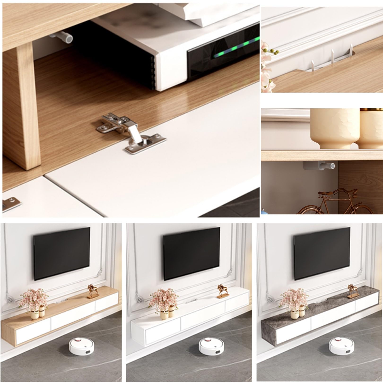 Amazon｜テレビ台 壁掛けローボードテレビボード 壁掛けtv台 tvボード