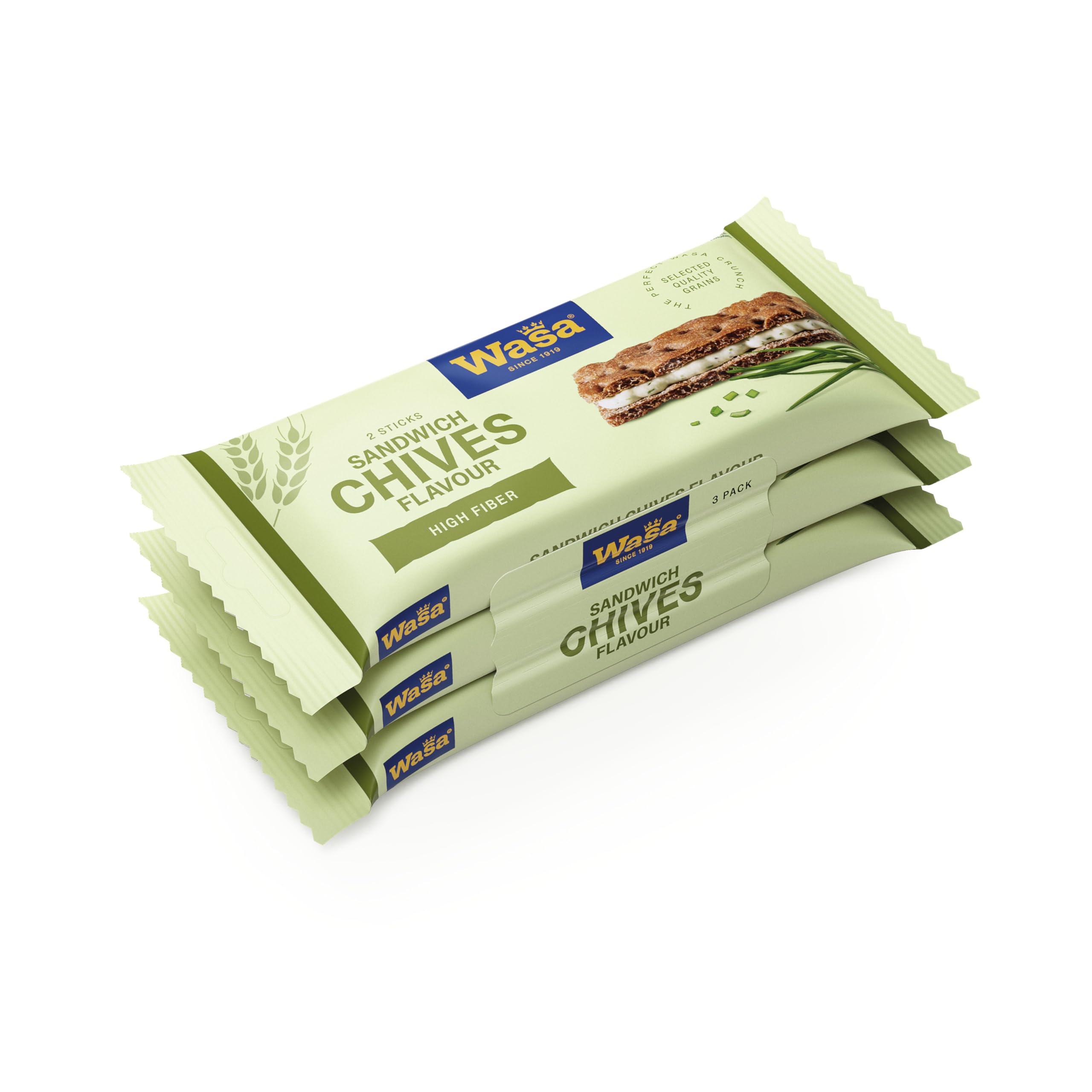Vasa Sandwich fromage & Ciboulette Multipack, Lot de 8 (8 x 111 g)
