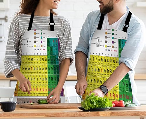 Miniatura 3 de Delantal de cocina con delantal de cocina con delantal de puesta de sol, delantal de chef para hornear en casa, impermeable, para mujeres y hombres,