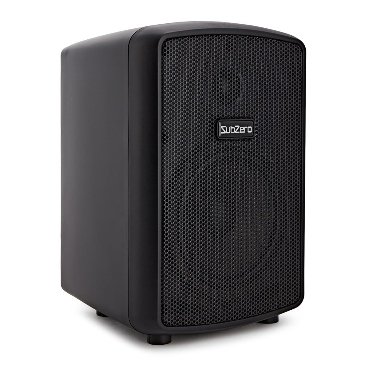 SubZero SZPA-P6 Tragbarer PA-Lautsprecher mit Bluetooth | Integriertes Mischpult mit XLR/Klinken-Kanälen, drahtloses UHF-Handmikrofon, bis zu 6 Stunden Akkulaufzeit