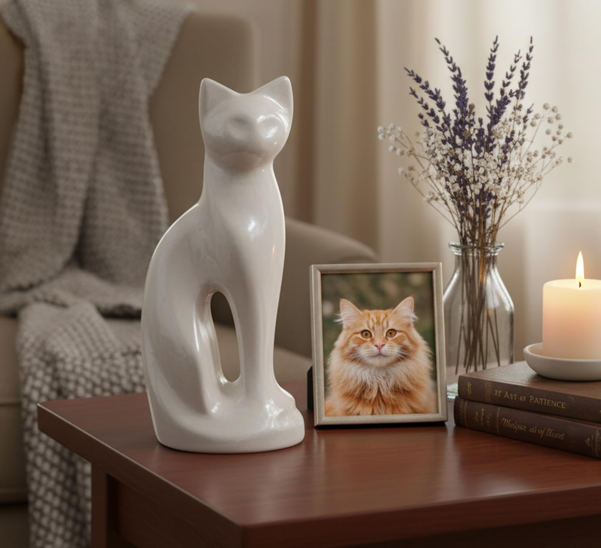 eSplanade Metalen urn herdenkingsglas container | volledige grootte urn