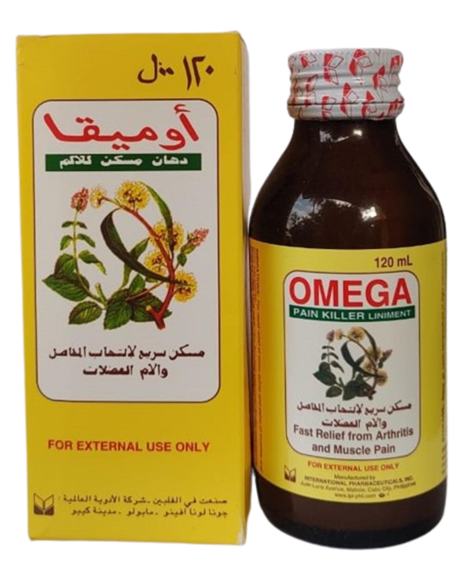 OMEGA Pain Killer Liniment Oil for Arthritis and Muscle Pain (120 ml) Liquid (B0CQYWLBMS) Amazon Price History, Amazon Price Tracker