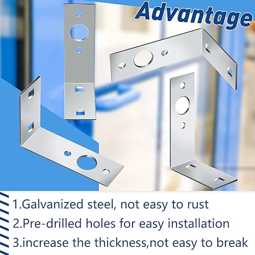 Miniatura 3 de Dunzy Soportes de luz de remolque galvanizados para montaje en forma de L, soporte de luz trasera para lancha, utilidad, luces de remolque,