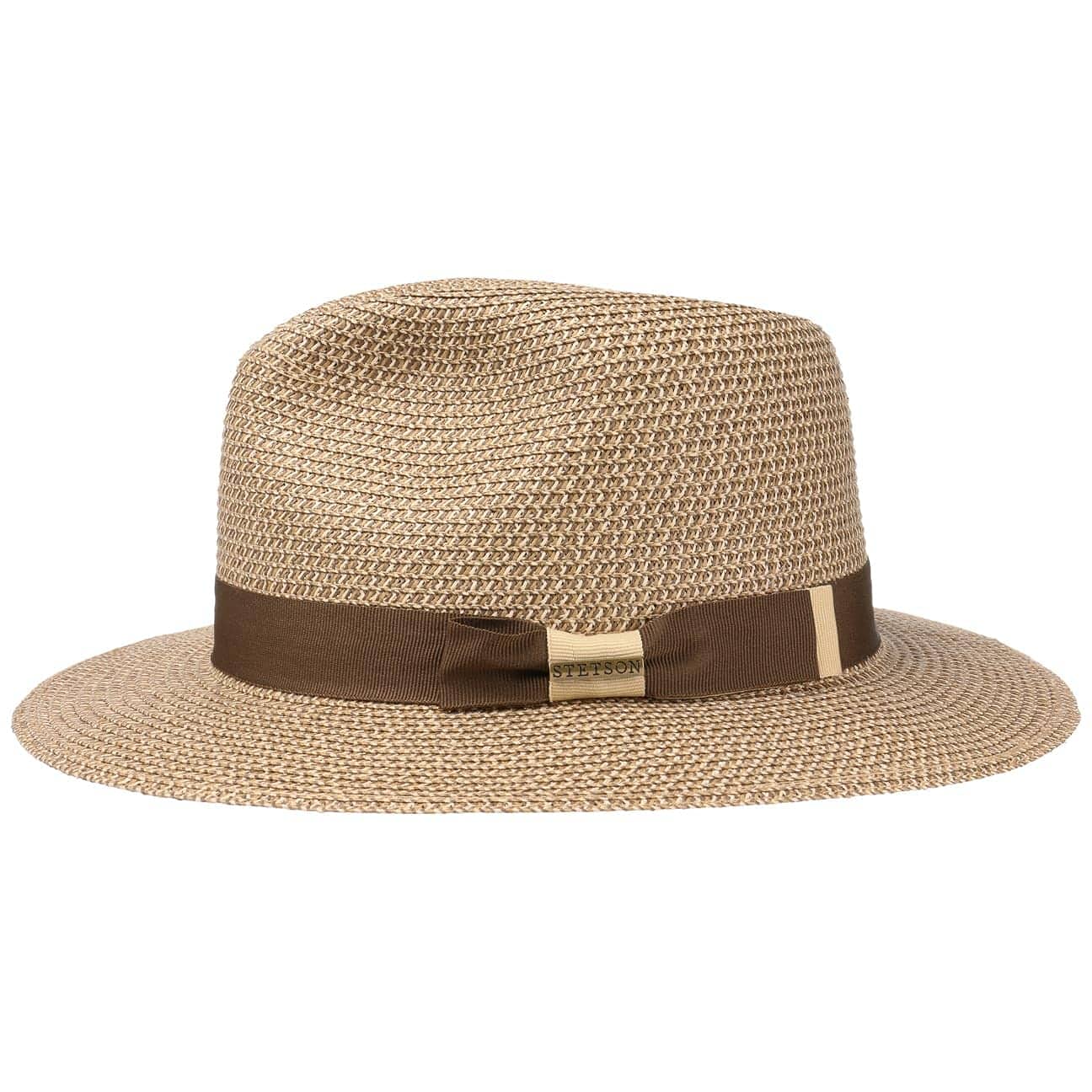 Stetson Newkirk Traveller Toyo Straw Hat Women/Men - Beach Sun with Grosgrain Band Spring-Summer