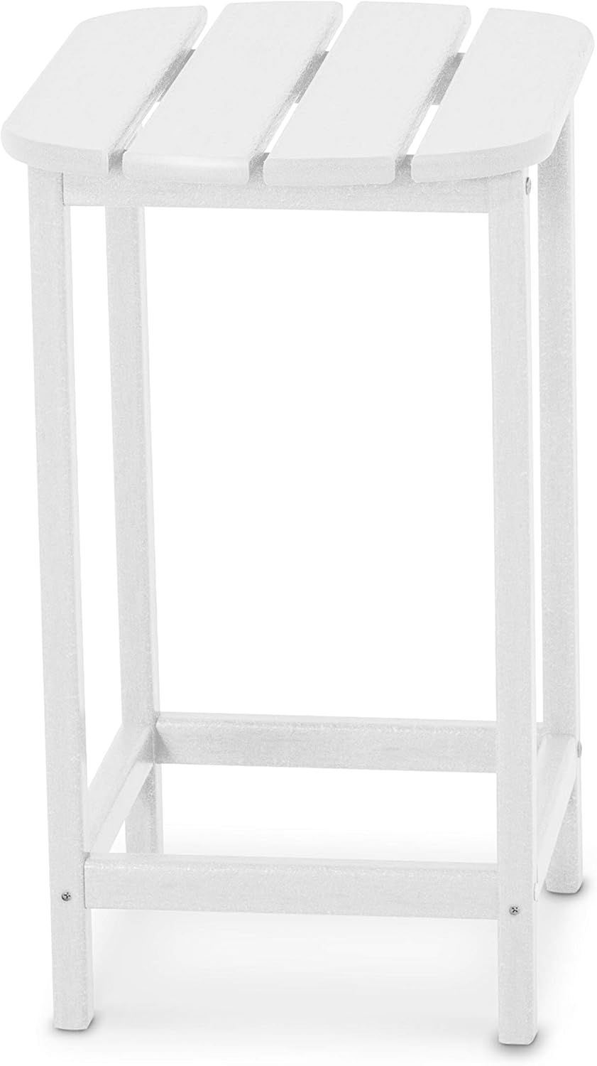 POLYWOOD SBT26AR South Beach 26-Inch Counter Side Table, Aruba