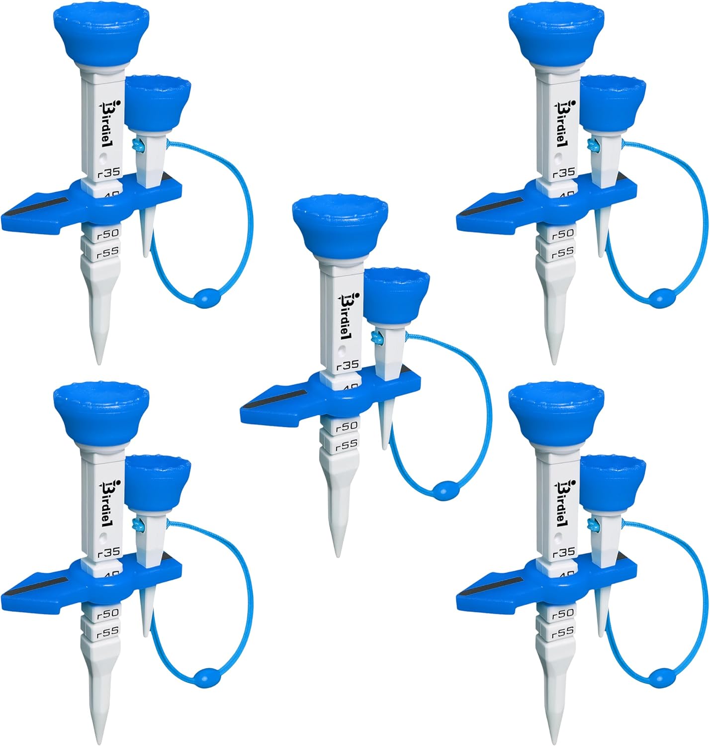 Birdie1 Smart Golf Tees (Long Tees+Short Tees) 1P, 5ea