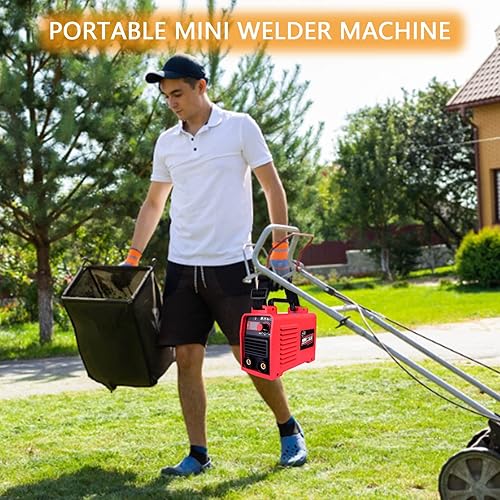 Miniatura 6 de Máquina de soldar, máquina de soldadura MMA-250A 110V mejorada, pantalla digital IGBT, soldador antiadherente de arranque en caliente, kit completo