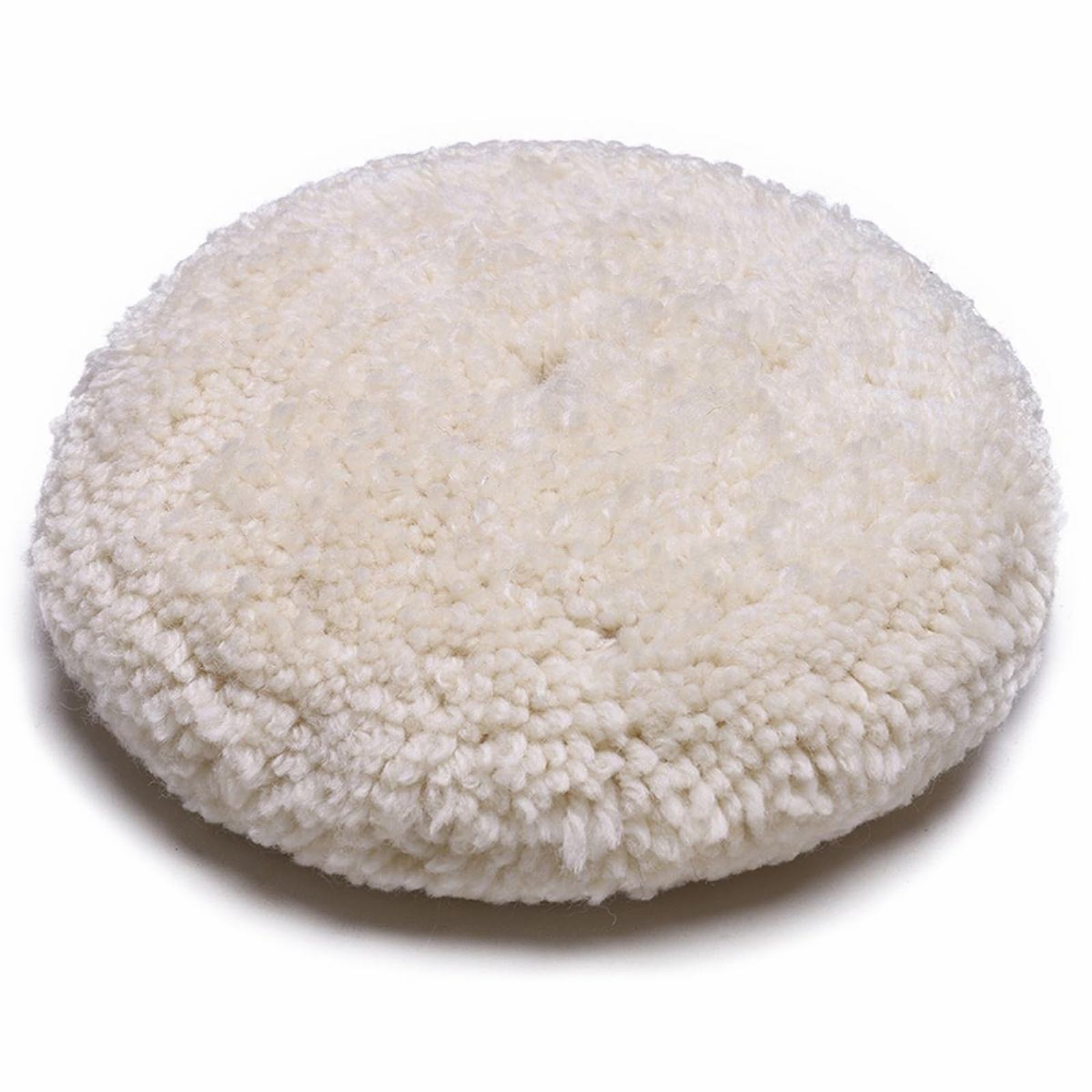 Gracefur Tampone lucidante in vera lana ad alta densità, 17,8 cm, morbido, lavabile, double face, per taglio composto e crema lucidante