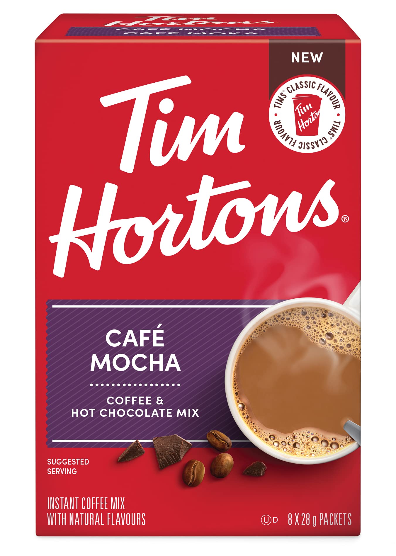Tim Hortons Café Mocha Packets, 8 Count : Amazon.ca: Grocery