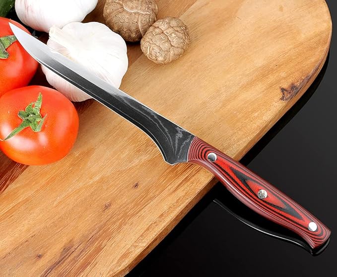Set Cuchillos Cocina 2 Piezas Acero Aleación Acero Damasco miniatura 6