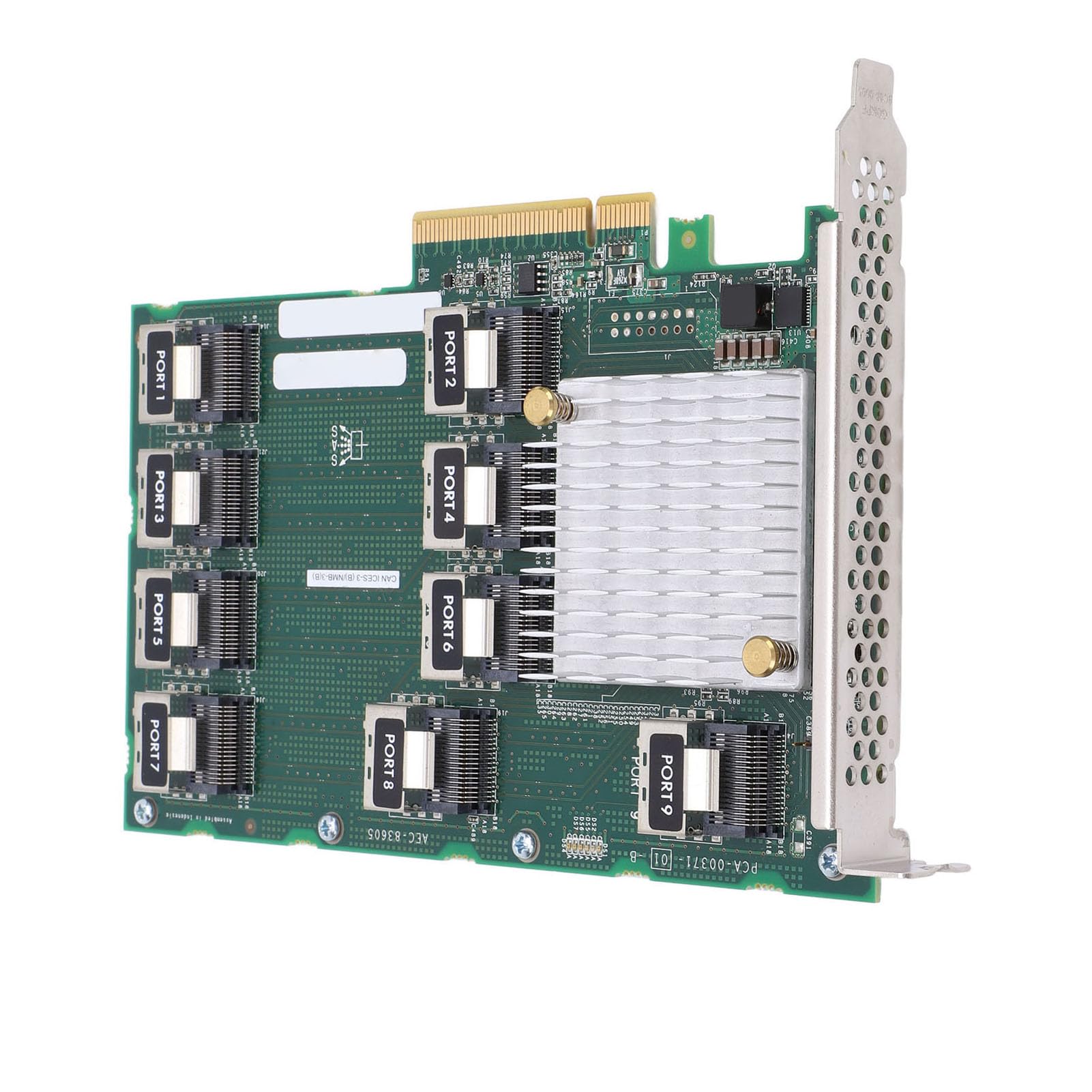 KUIDAMOS Scheda Controller SAS Espansione Efficiente del Disco Rigido da 24 unità per Server DL380 388 G9 G10 Interfaccia PCIe X8