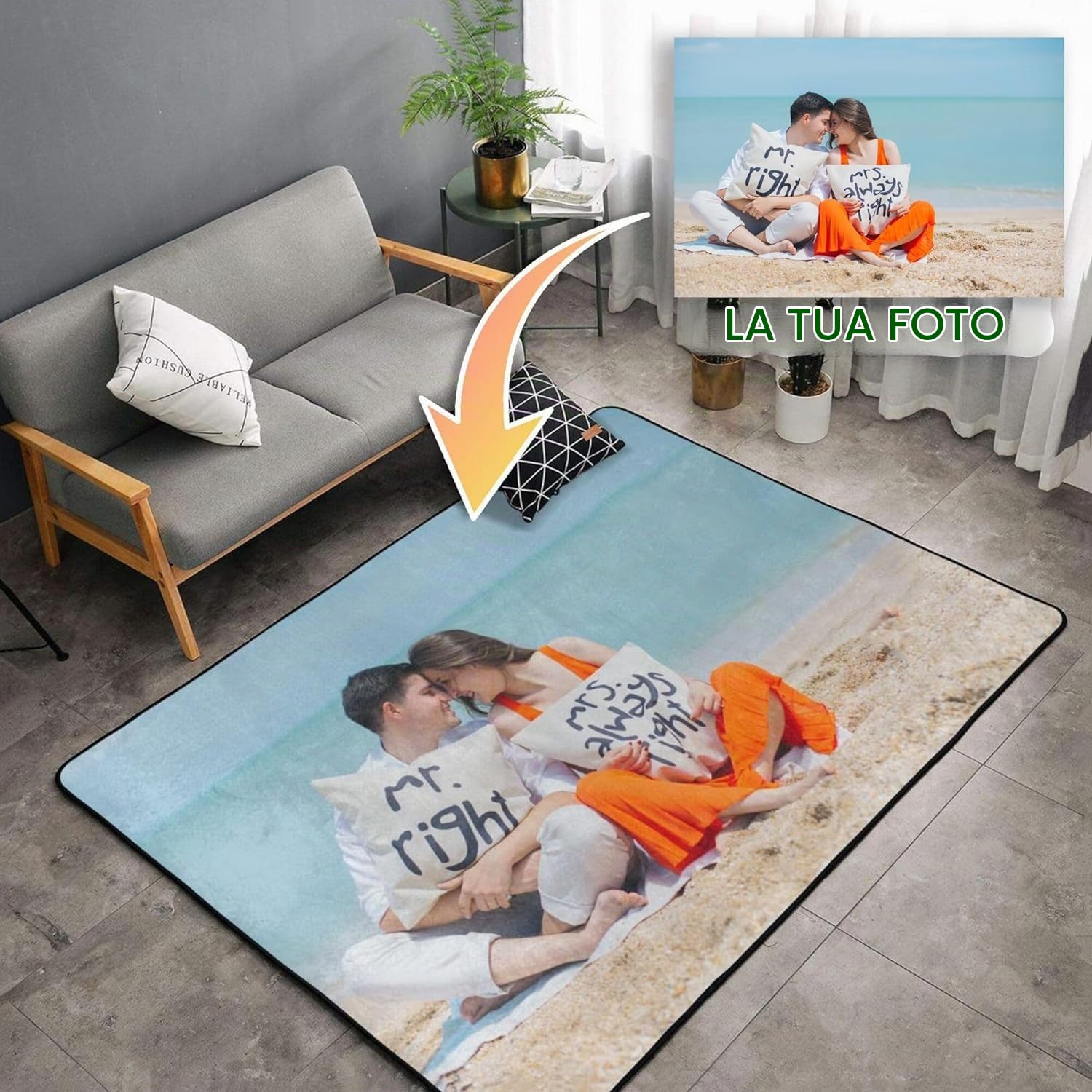 HARVEST HOUSE Zerbino Esterno Interno Personalizzato con Logo