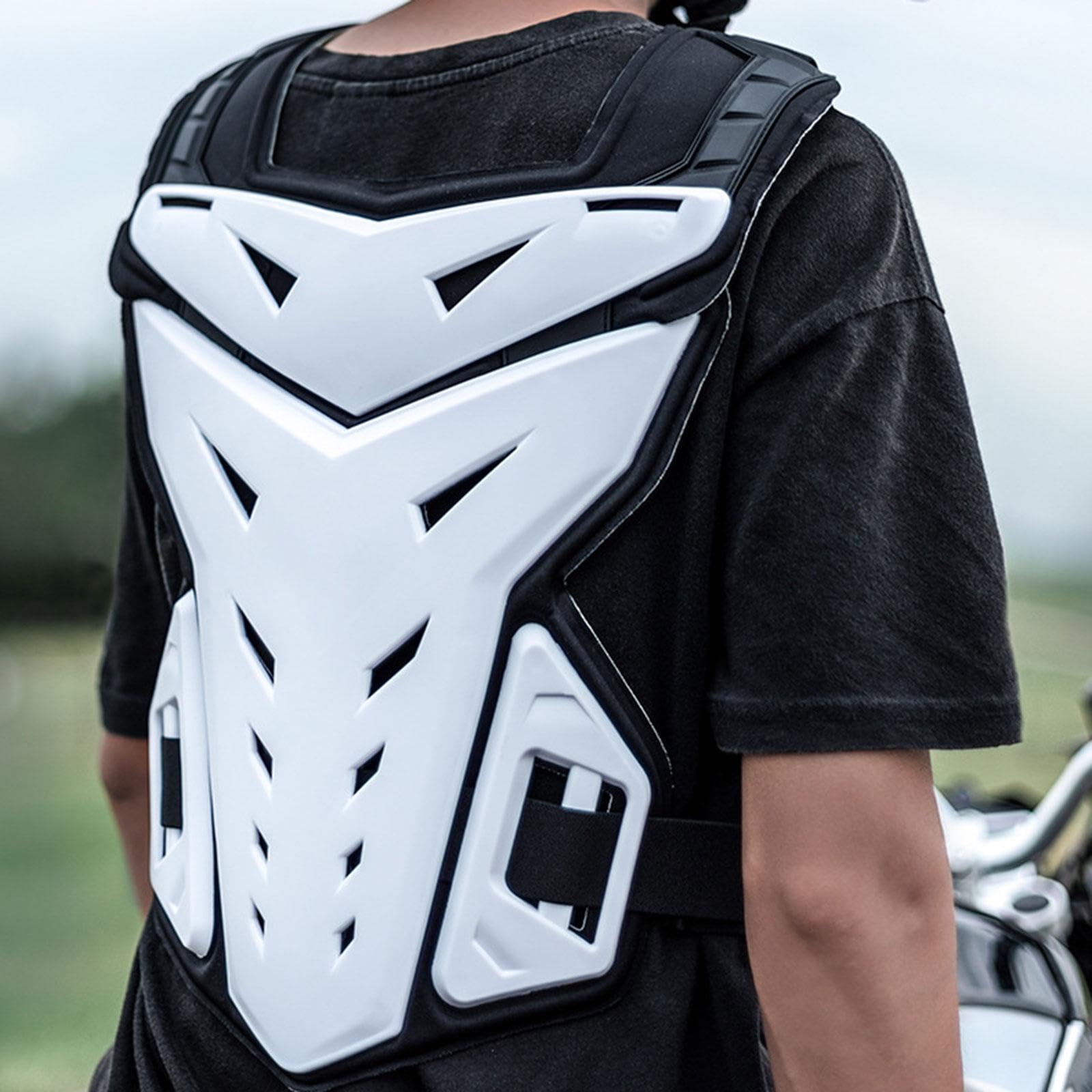 Generic - Protezione toracica per moto, ad alte prestazioni, per adulti, colore: bianco