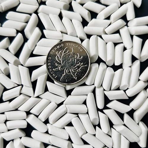 Miniatura 2 de 3 libras de 316 pulgadas x 38 pulgadas de pellets de cerámica para todo tipo de vasos, uso con arena de pulido de rocas, protege las rocas, mejora