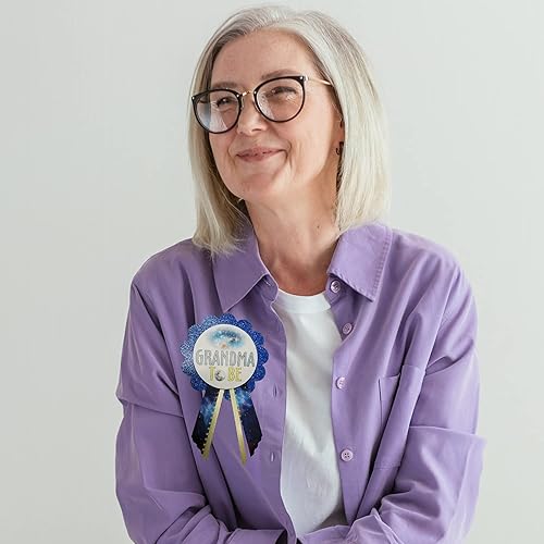 Miniatura 2 de Alfileres Galaxy Baby Shower para que la familia los use en el género revelan el espacio exterior con temática de cohetes It's a Boy Sprinkle