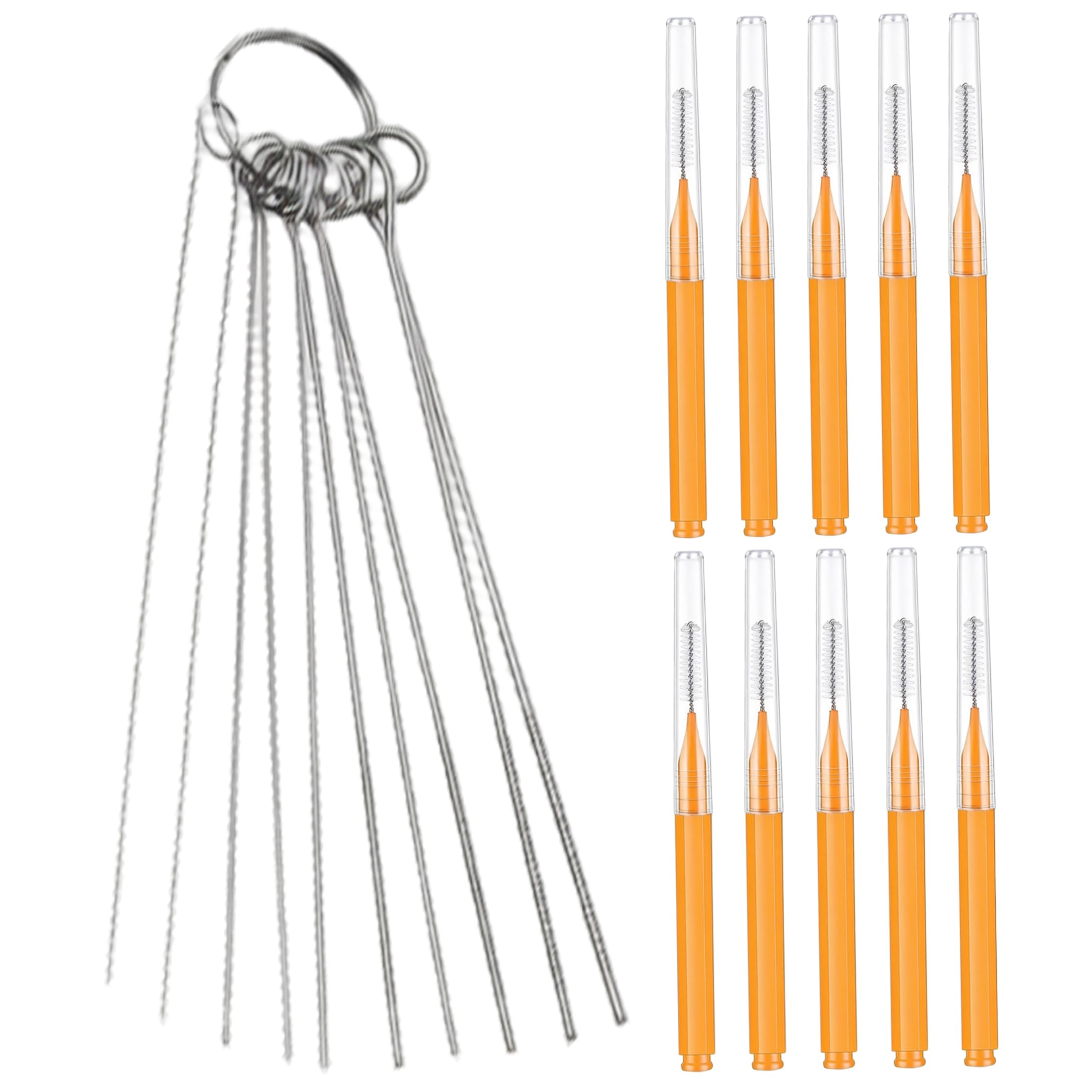 StaZamor 10 Set Shower Head Cleaning Brush Kit, Shower Head Cleaner Picks & Small Hole Brushes, Tools for Clogged Sprayers