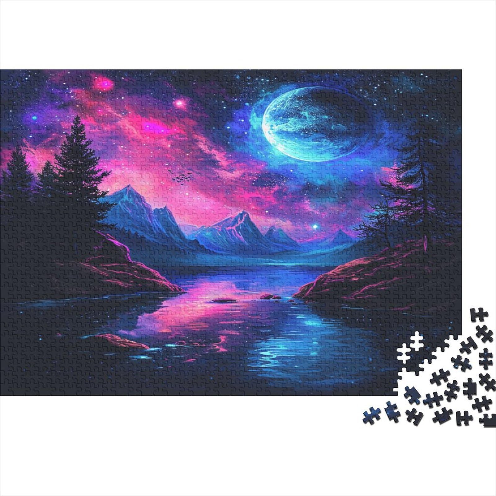 Blue Planet Puzzles 1000 elementów, Puzzle dla dorosłych, puzzle - wysokiej jakości nadruk 1000 sztuk (75 x 50 cm)
