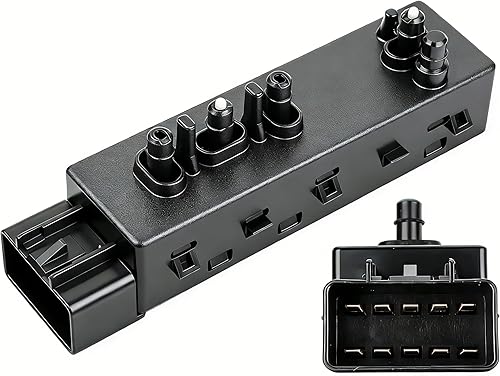 25974714 Interruptor de asiento eléctrico Interruptor de ajuste delantero izquierdo lado del conductor para Buick Chevy Cadillac GMC Ajustador Botón