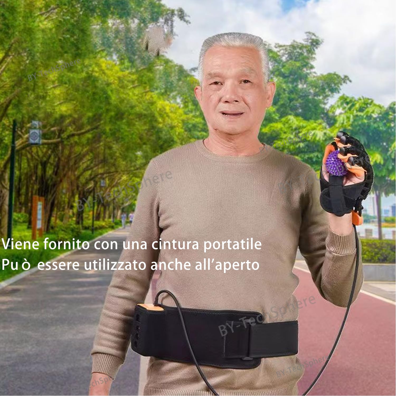 （Mano sinistra + Mano destra）Guanti Di Riabilitazione Per La Riabilitazione Delle Dita e Della Funzione Della Mano, Guanti Robotici,Guanto Robotico Di Riabilitazione Per Emiplegia, Mano Per Ictus.
