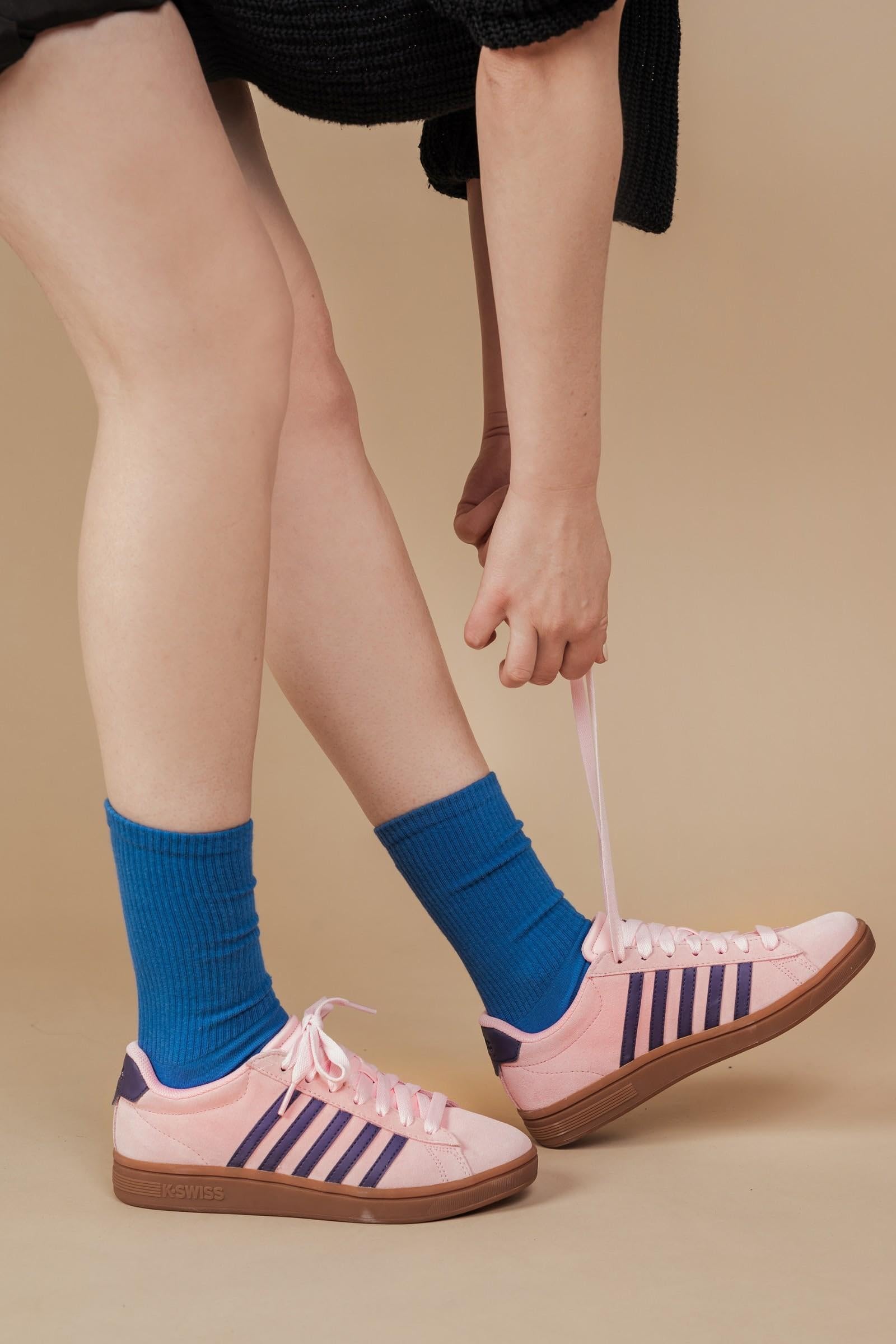 K-Swiss Damen Court TIEBRK II SDE Sneaker, Pink, 40 EU