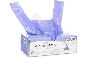 Ubbi Disposable Diaper Sacks: Lavender Scented, Effortless Waste Disposal