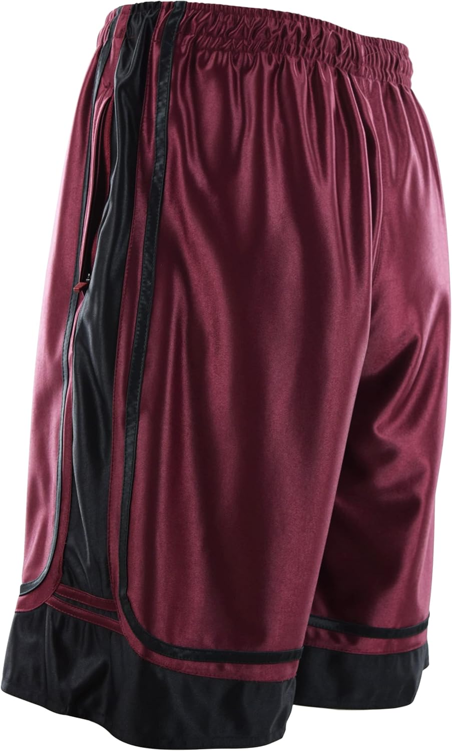 Mens Gym Training Basketball Shorts with Zippered Pockets - Image 4