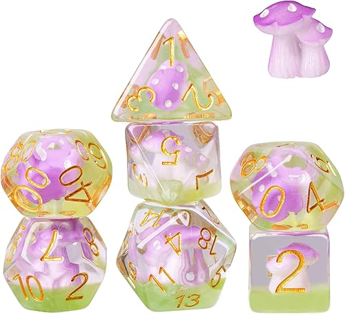 Miniatura 84 de UDIXI - Juego de dados poliédricos DND; juego de dados para Dungeons & Dragons, dados de calavera para DND, RPG, MTG y otros juegos de mesa