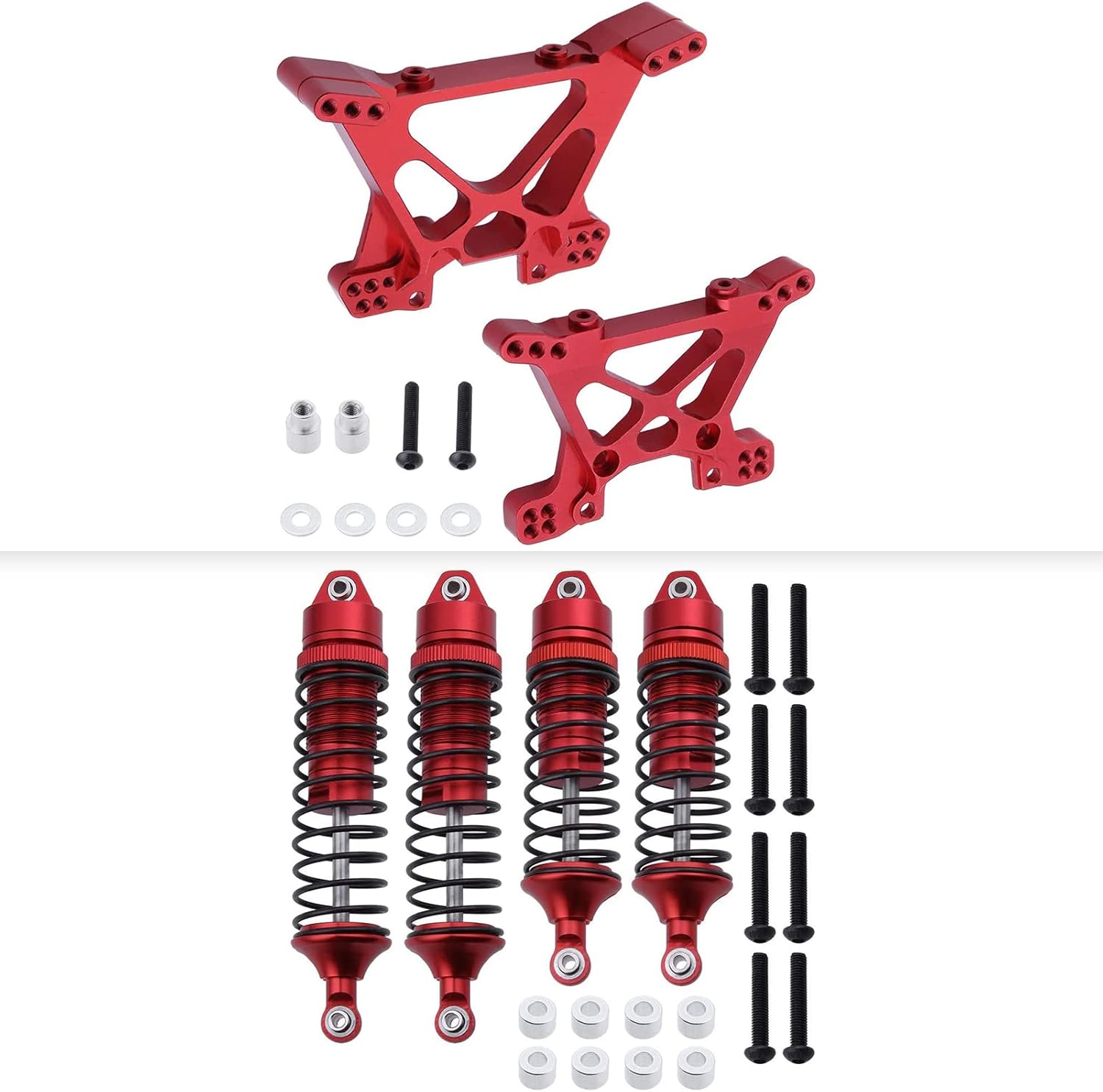 Hobbypark Front & Rear RC Shocks and Aluminum Shock Tower