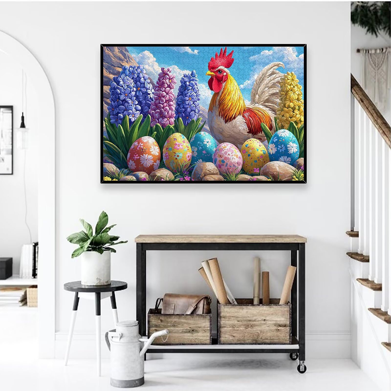Puzzle 1500 Piezas, Puzzle Pollo con Caja para Adultos, DIY Animal Rompecabezas Madera para Adultos, 1500 Piezas Rompecabezas Desafiante, para Decoracion Hogar, Regalo Mujer, Regalo Hombres, -2710