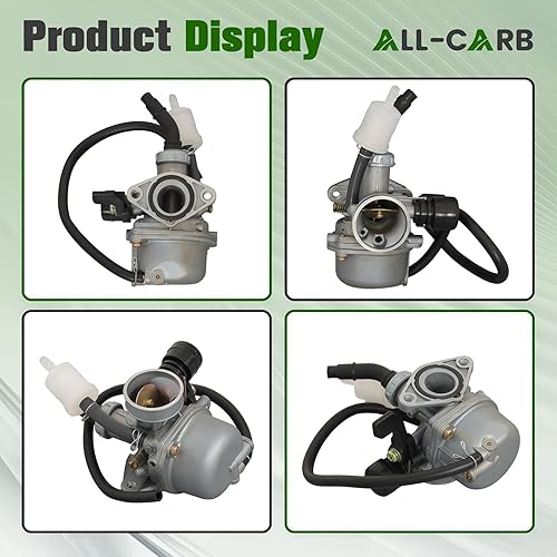 Miniatura 6 de ALL-CARB Carburador PZ19 de 50 cc, 70 cc, 90 cc, 110 cc, 125 cc, repuesto para ATV Dirt Bike Go Kart con filtro de aire