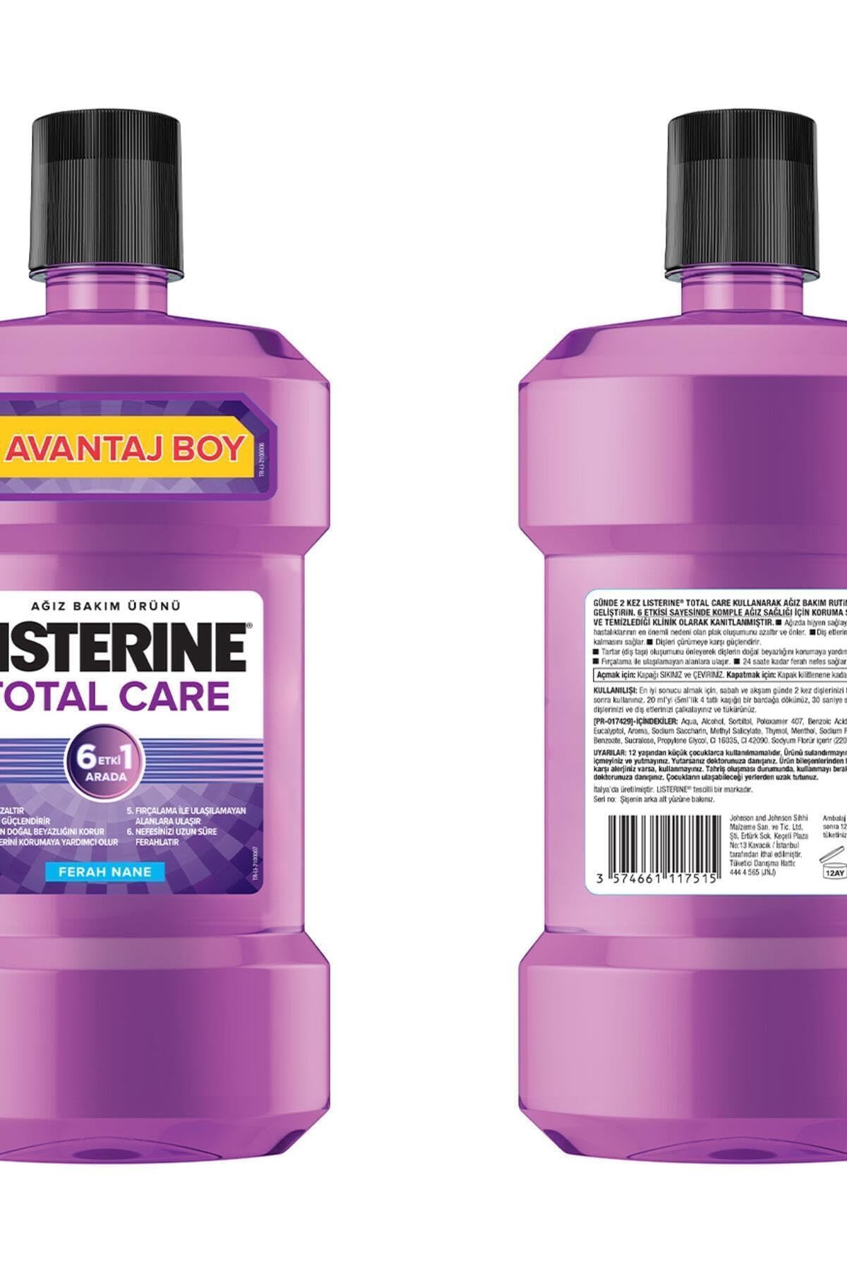 Listerine Total Care Ağız Bakım Suyu, 1000 ml