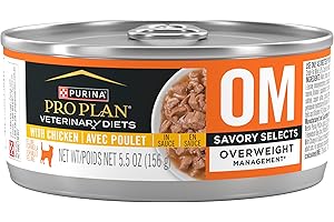 Purina OM Overweight Management Cat Food - Flavorful Savory Selects Chicken Formula