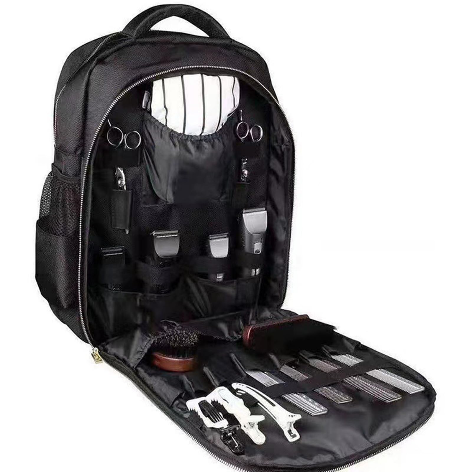 Bolsa de viaje de aseo Mochila de tela Oxford Correas elásticas