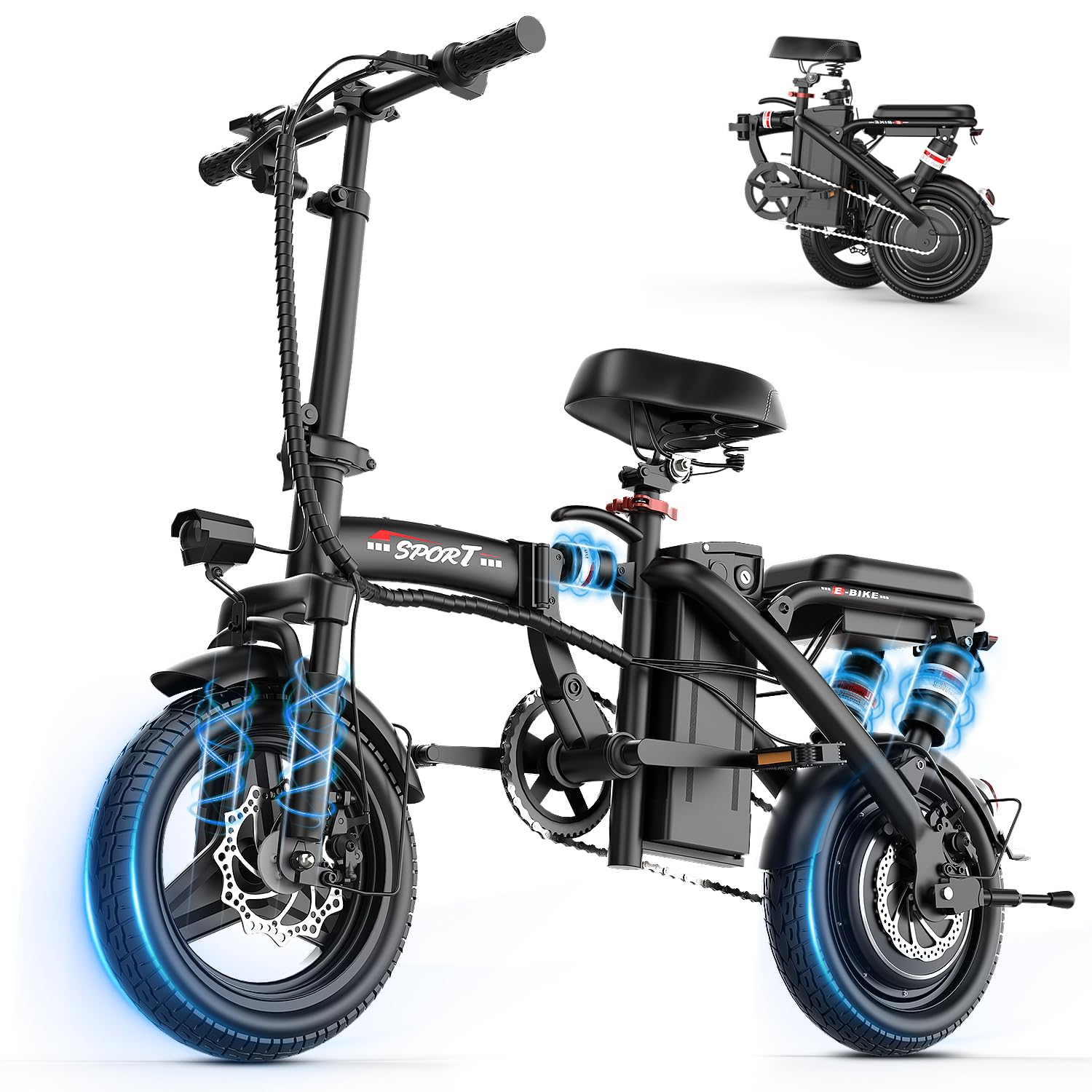 GWEIT 14 inch Folding Electric Bike