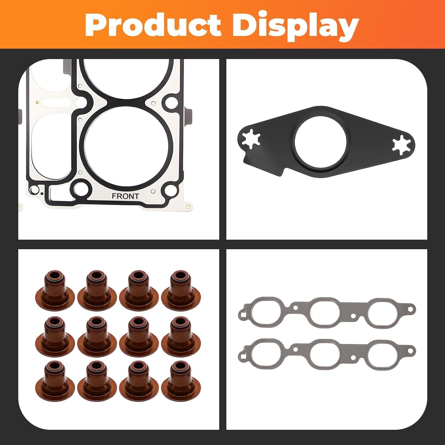 Cylinder MLS Head Gasket Set 4.3L V6 Compatible with Silverado 1500 2014-2023 Sierra 1500 2014-2021 12632968